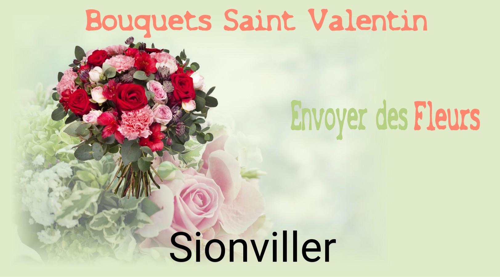 Roses de Saint-Valentin livrées à Sionviller